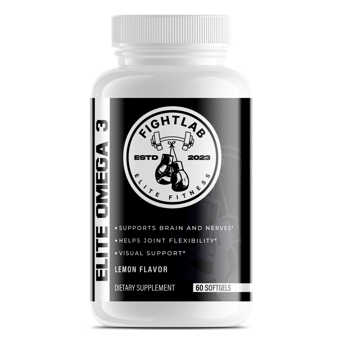 Elite Omega 3 Lemon Capsules, part of the Fight Camp Stack bundle